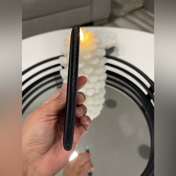 SAINT LAURENT Black Leather & Logo Small Wallet mn - Picture 8 of 9